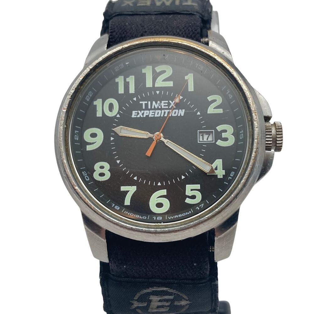 Timex Expedition Men's Field Watch 40m - New Battery Adjustable WR 50M Date